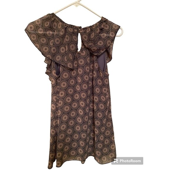 Peridot Sheer Blouse W/medallions Sz.M - Picture 2 of 5